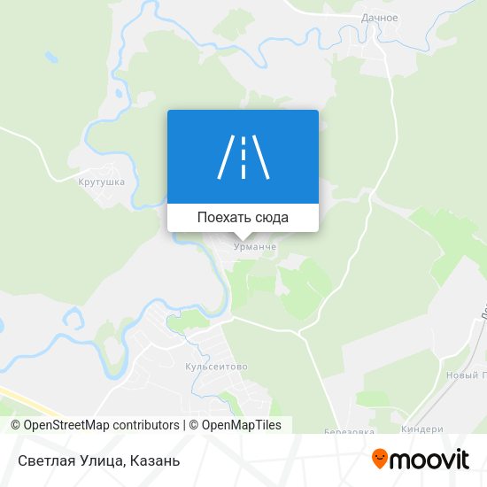 Карта Светлая Улица