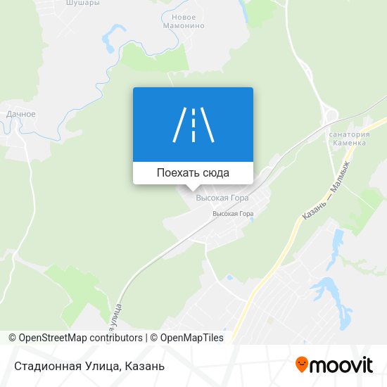 Карта Стадионная Улица
