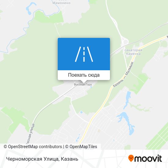 Карта Черноморская Улица