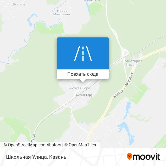 Карта Школьная Улица