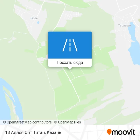 Карта 18 Аллея Снт Титан