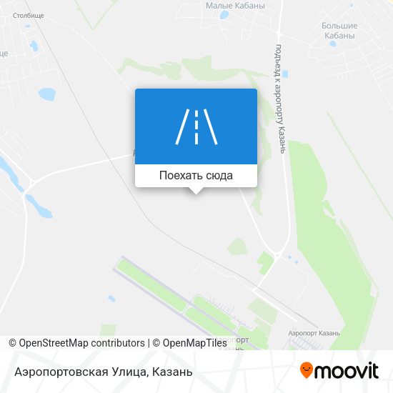 Карта Аэропортовская Улица