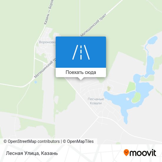 Карта Лесная Улица