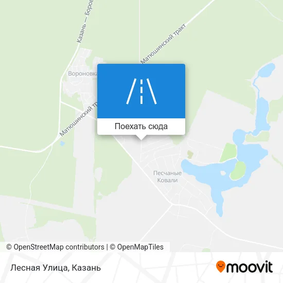 Карта Лесная Улица