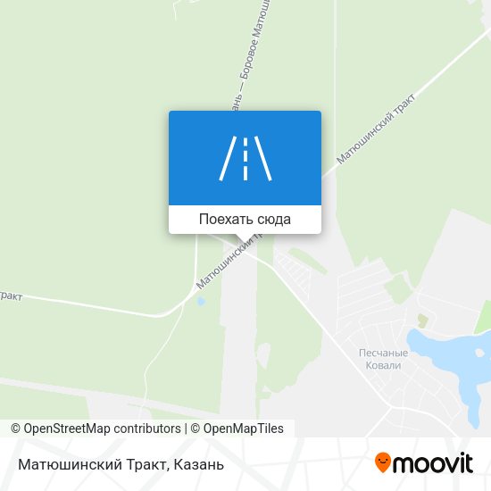 Карта Матюшинский Тракт