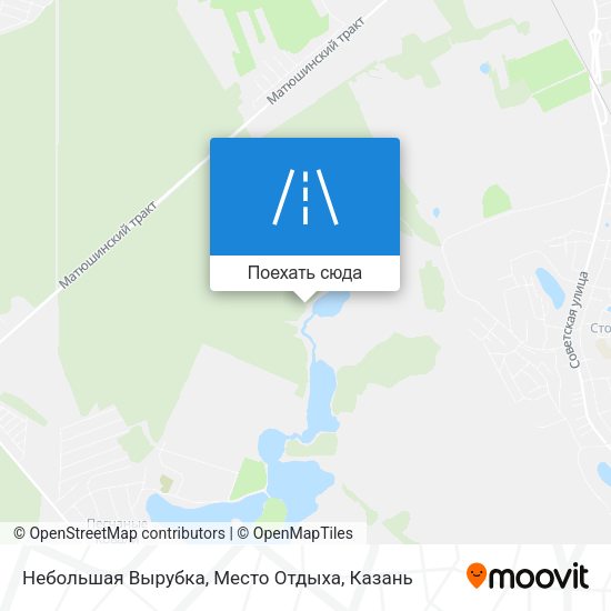 Карта Небольшая Вырубка, Место Отдыха