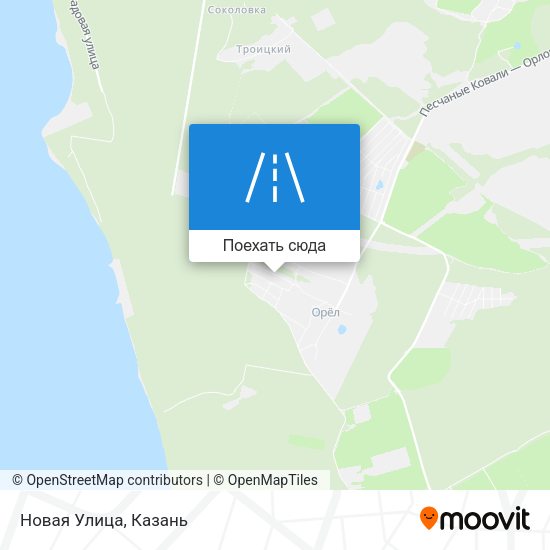 Карта Новая Улица