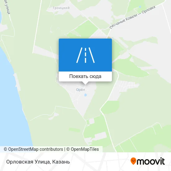 Карта Орловская Улица