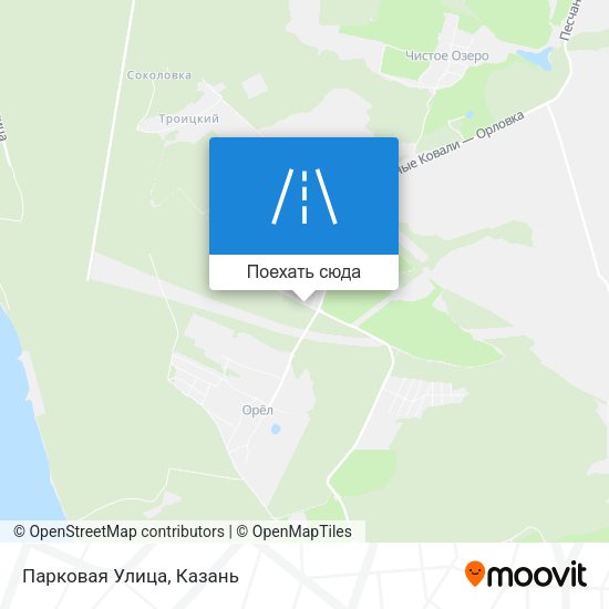 Карта Парковая Улица