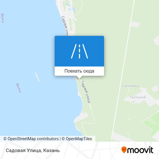 Карта Садовая Улица