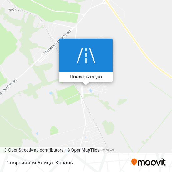Карта Спортивная Улица