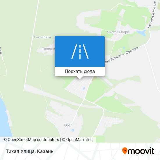 Карта Тихая Улица
