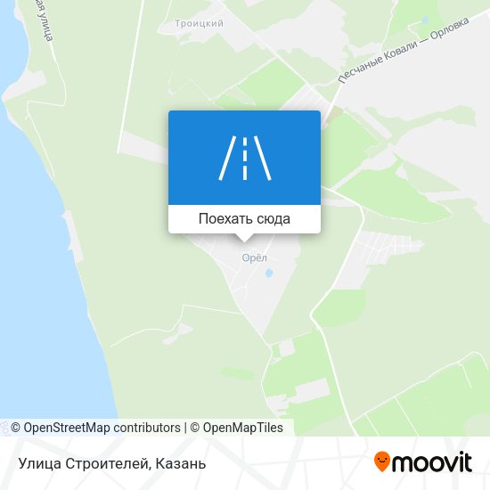 Карта Улица Строителей