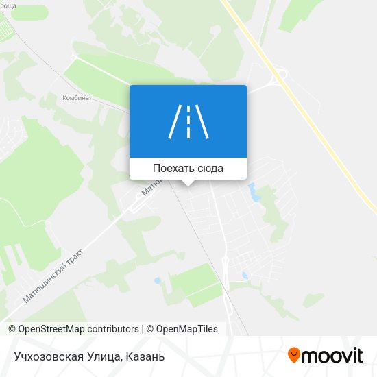Карта Учхозовская Улица