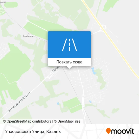 Карта Учхозовская Улица