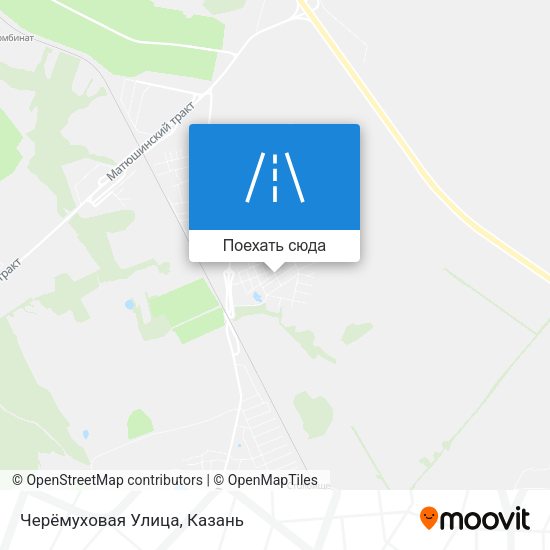 Карта Черёмуховая Улица