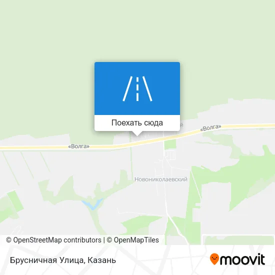 Карта Брусничная Улица