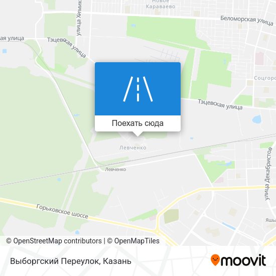 Карта Выборгский Переулок