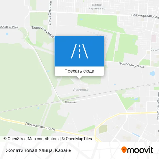 Карта Желатиновая Улица