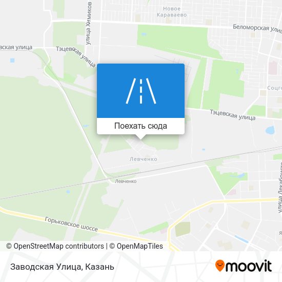 Карта Заводская Улица