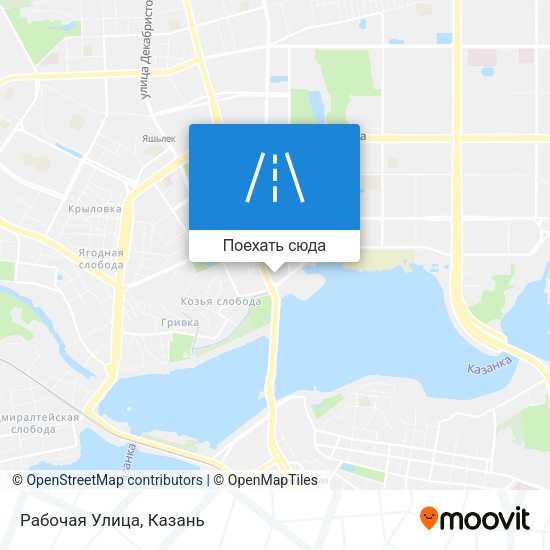 Карта Рабочая Улица