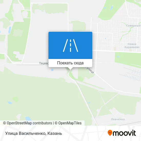 Карта Улица Васильченко
