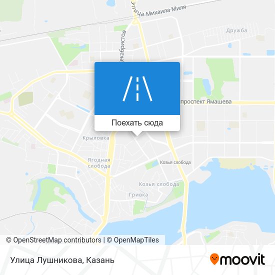 Карта Улица Лушникова