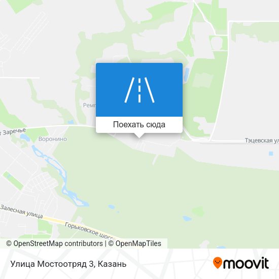 Карта Улица Мостоотряд 3