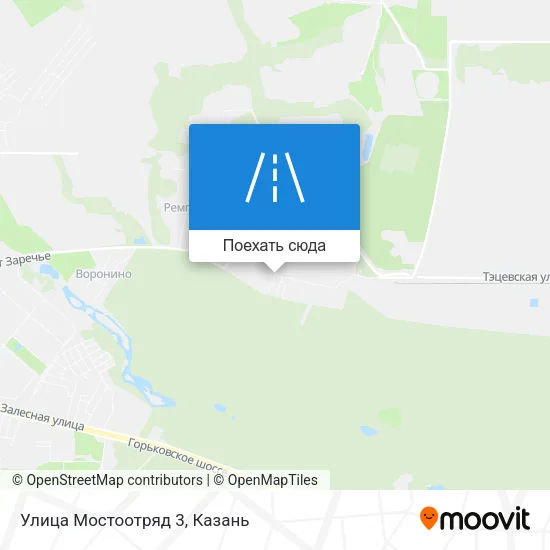Карта Улица Мостоотряд 3