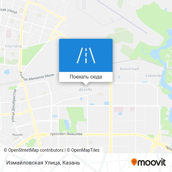 Карта Измайловская Улица