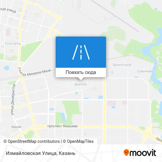 Карта Измайловская Улица
