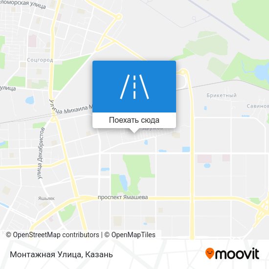 Карта Монтажная Улица