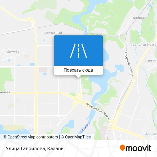 Карта Улица Гаврилова