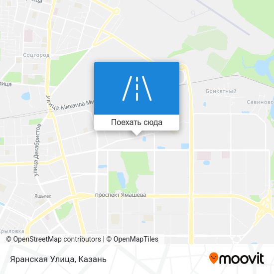 Карта Яранская Улица
