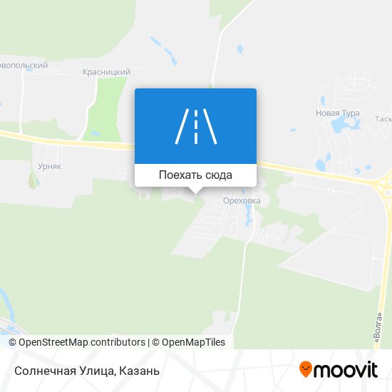 Карта Солнечная Улица