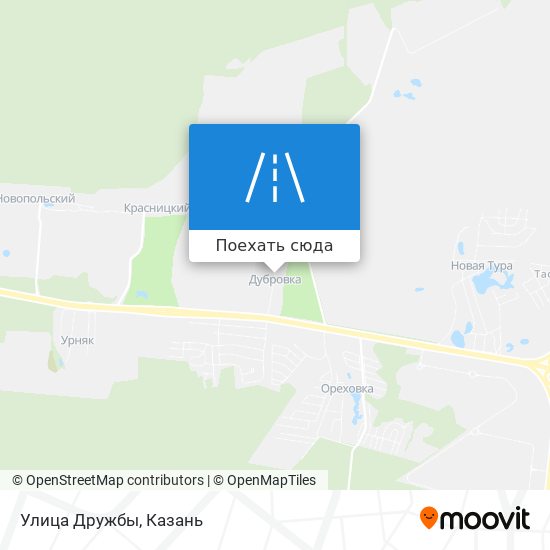 Карта Улица Дружбы