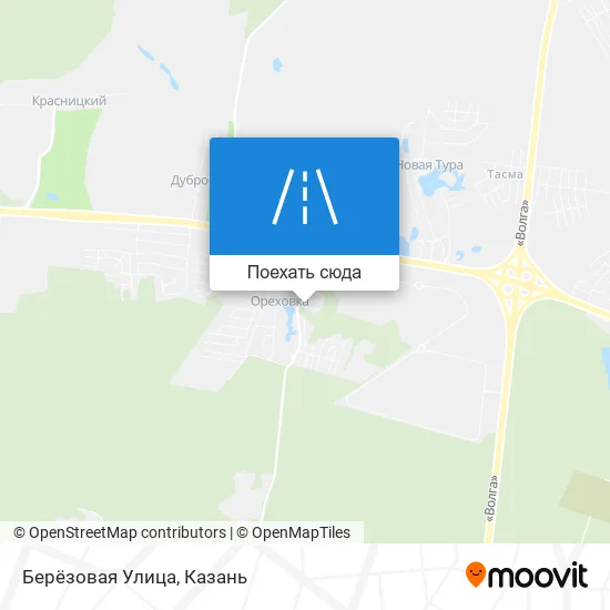 Карта Берёзовая Улица