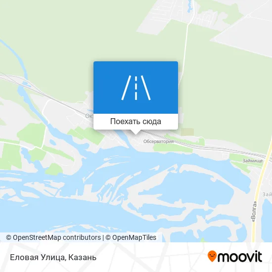 Карта Еловая Улица