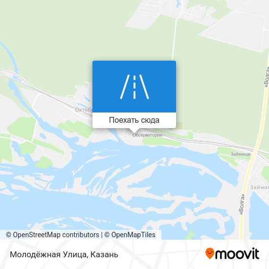 Карта Молодёжная Улица