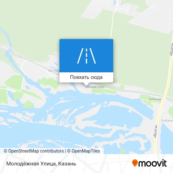 Карта Молодёжная Улица