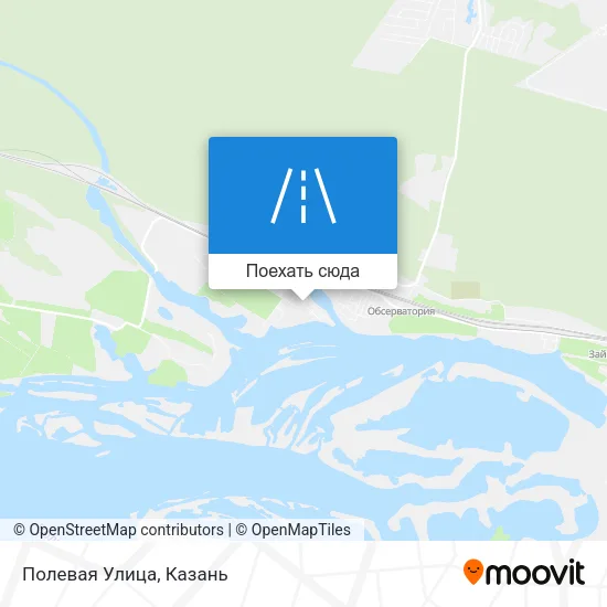 Карта Полевая Улица
