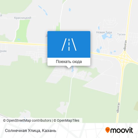 Карта Солнечная Улица