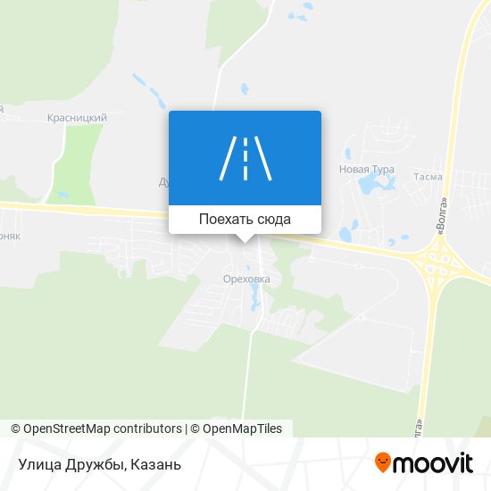 Карта Улица Дружбы