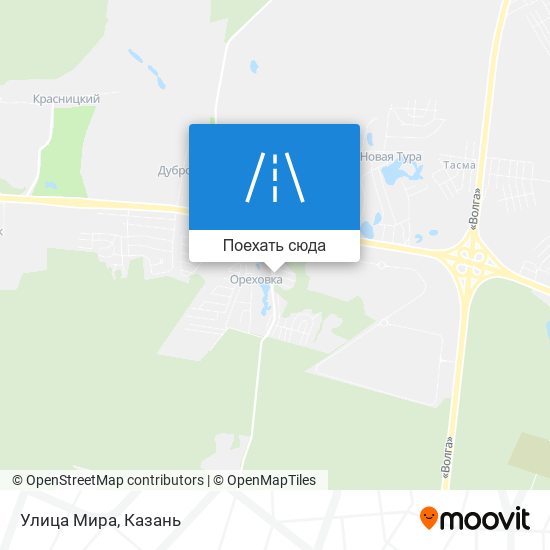 Карта Улица Мира