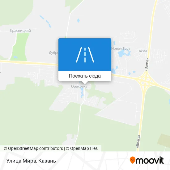 Карта Улица Мира