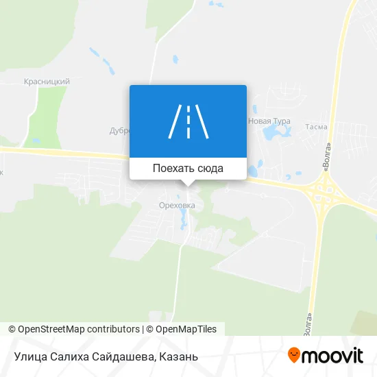 Карта Улица Салиха Сайдашева