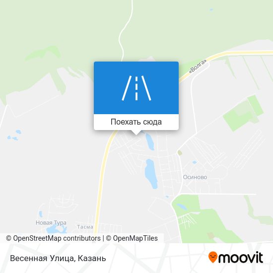 Карта Весенная Улица