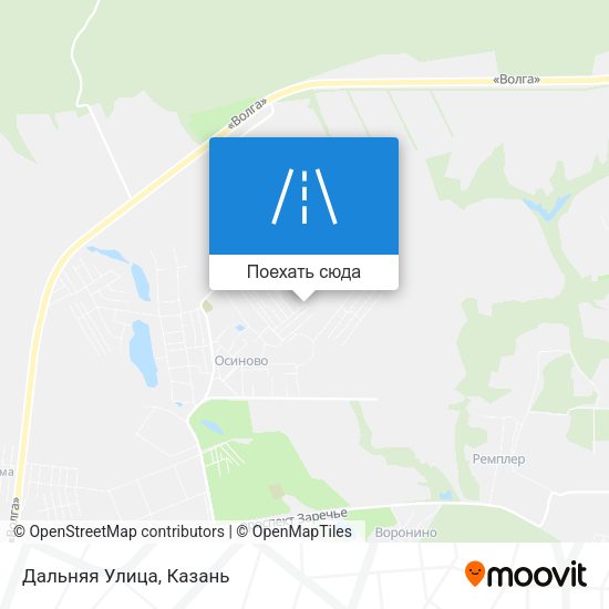 Карта Дальняя Улица