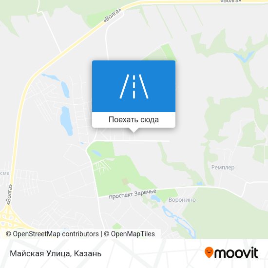 Карта Майская Улица