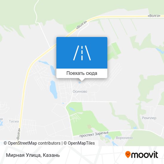 Карта Мирная Улица